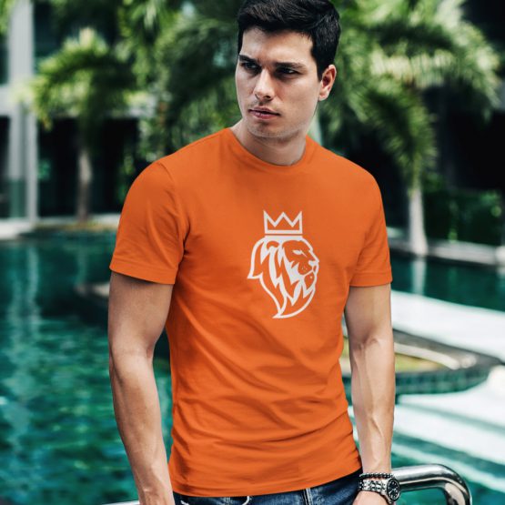 Oranje Koningsdag T-Shirt De Leeuw 2
