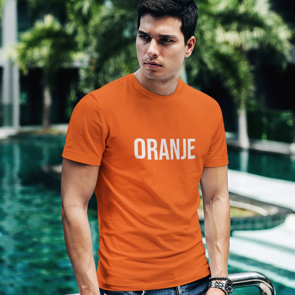 Nuchter zeemijl vertrouwen Koningsdag WK & EK T-Shirt Oranje - Dames & Heren | 1001CAPS