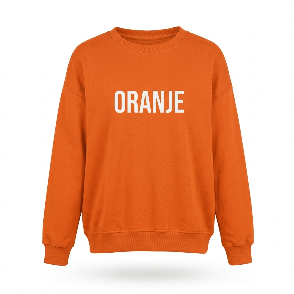 Oranje Koningsdag Wk EK Trui met tekst Oranje Best Seller