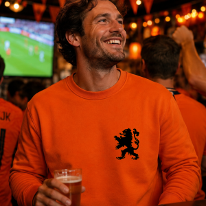 Oranje EK WK Koningsdag Trui Black Lion Sfeerfoto