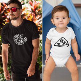 Vader Zoon T-Shirt + Romper Pizza Slice