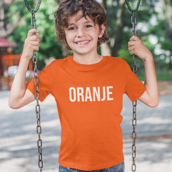 Oranje WK EK & Koningsdag T-shirt Kind Oranje