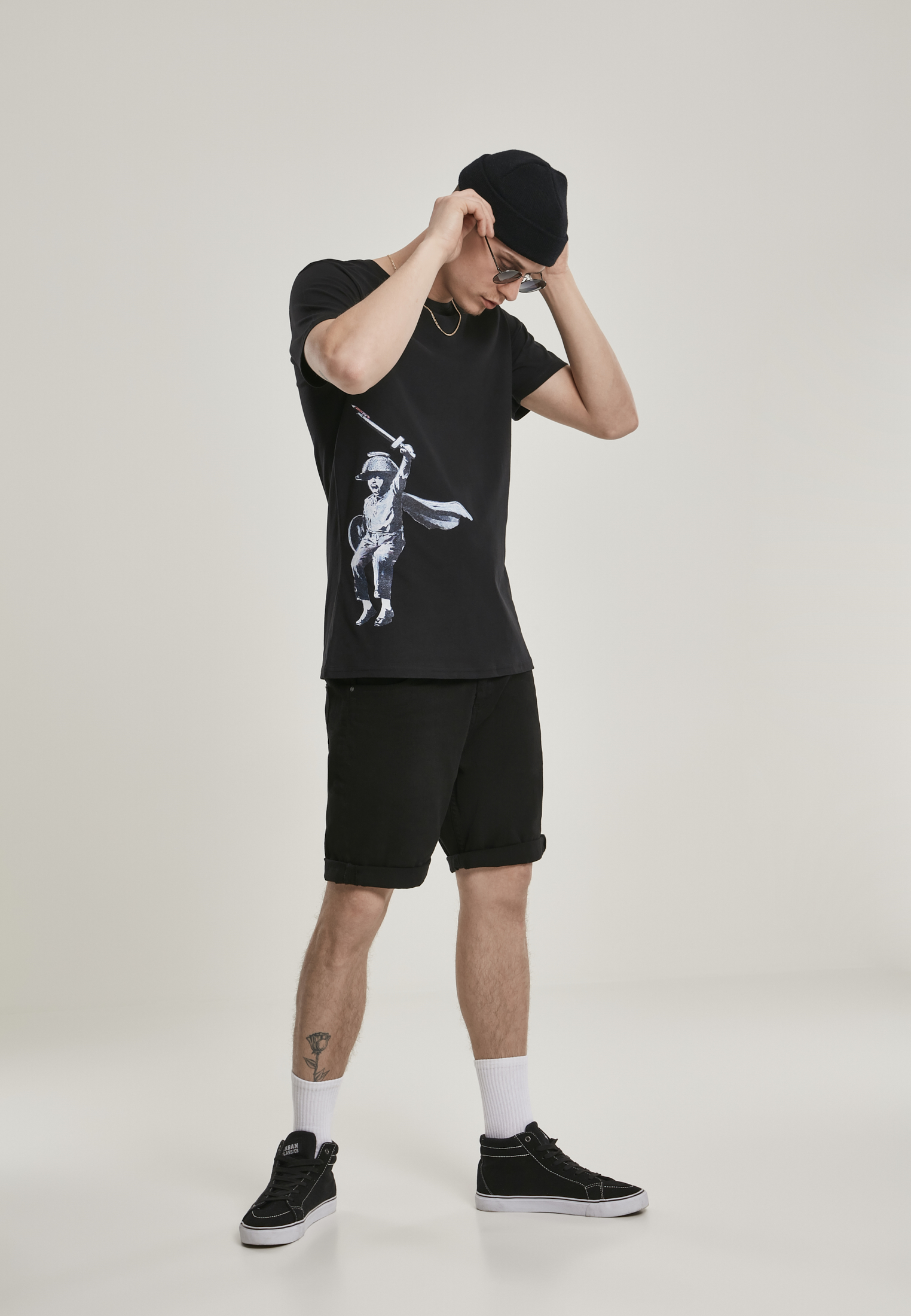 Banksy T-Shirt Graffiti Draw The Raised Bridge - Afbeelding 7