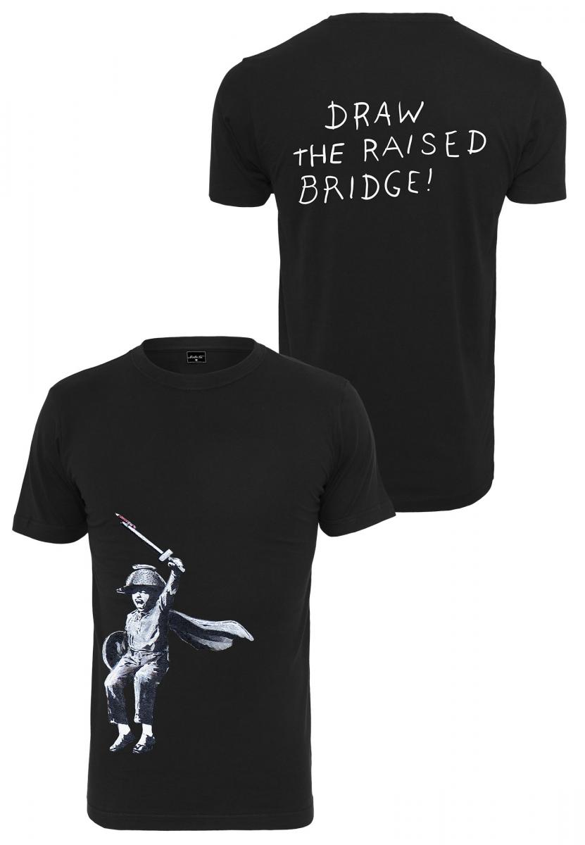Banksy T-Shirt Graffiti Draw The Raised Bridge - Afbeelding 8