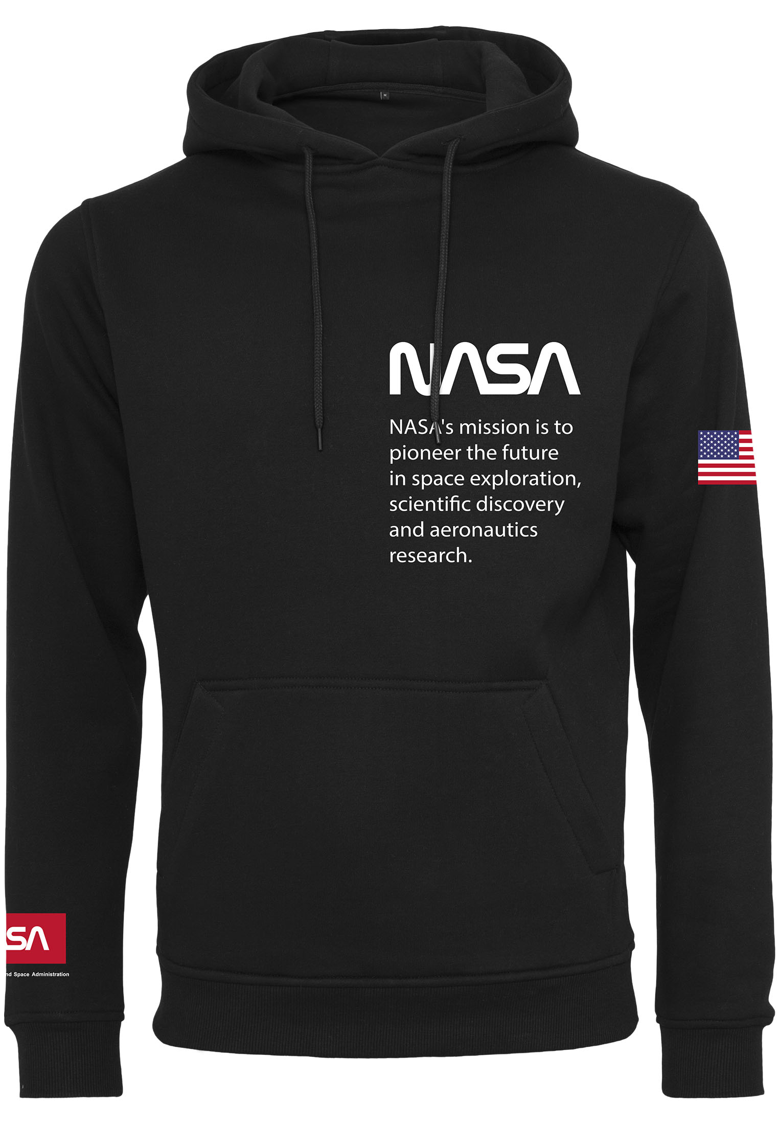 Nasa hoodie zwart new arrivals