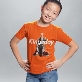 Oranje Koningsdag T-shirt Kind Willem Alexander Kingsday