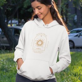 Festival Hoodie Grateful For All Magic Sun Wit