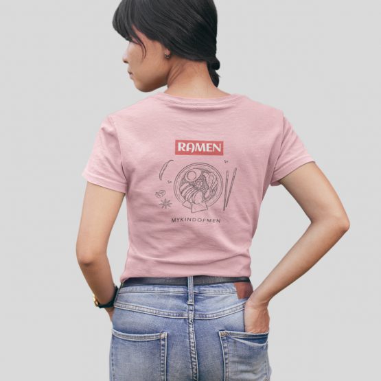 Festival T-Shirt Plate Of Ramen Roze Back