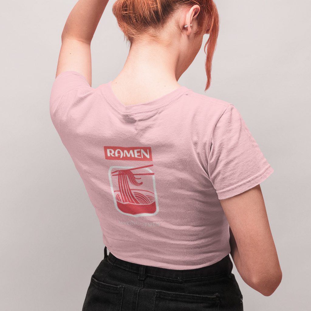 Festival T-Shirt Ramen Roze Back
