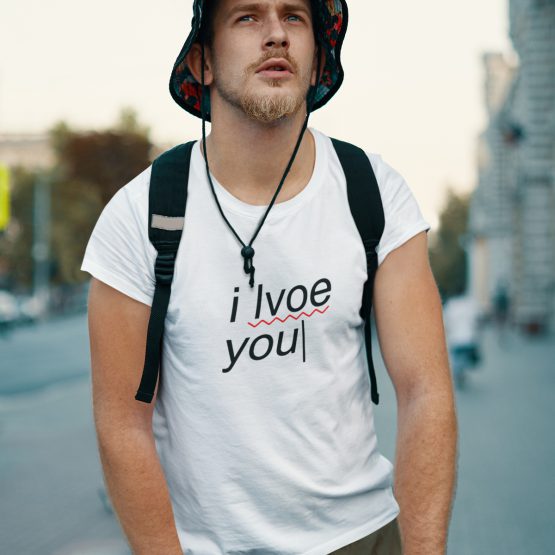 Grappig T-Shirt I Love You Wit