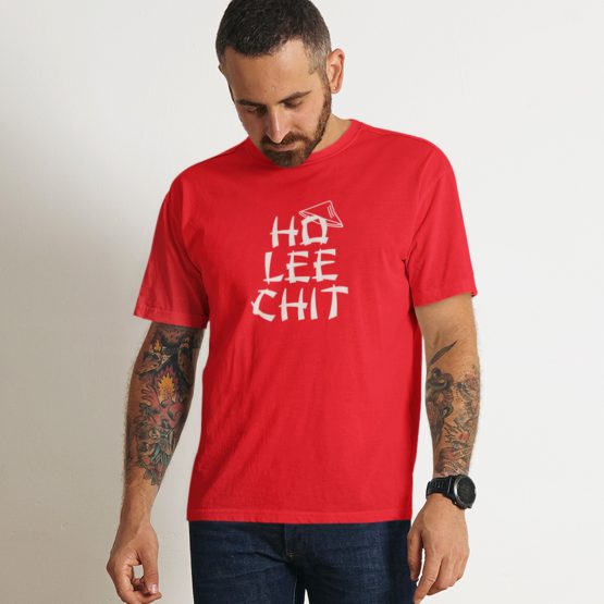 Grappig T-Shirt Ho Lee Chit Rood