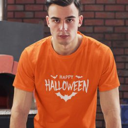 Happy Halloween T-shirt Oranje
