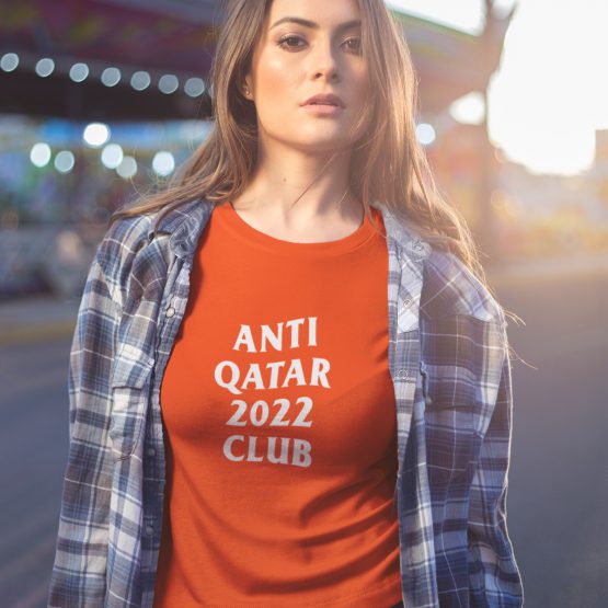 Oranje WK T-shirt Anti Qatar 2022 Club