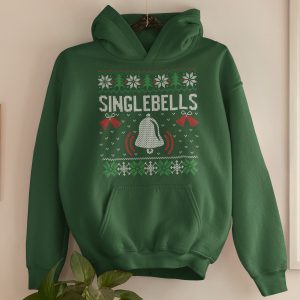 Foute Kerst Hoodie Groen Singlebells Product