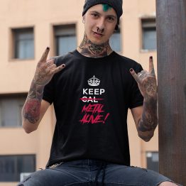 Heavy Metal T-shirt Keep Metal Alive