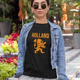 EK WK Koningsdag T-shirt Holland Leeuw Oranje