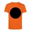 Zwart t-shirt oranje