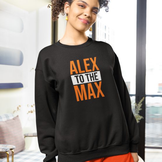 Zwarte Koningsdag Trui Alex To The Max 2 Kleuren