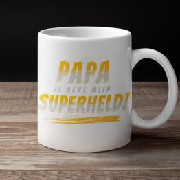 Vaderdag Mok Papa Je Bent Mijn Superheld 2