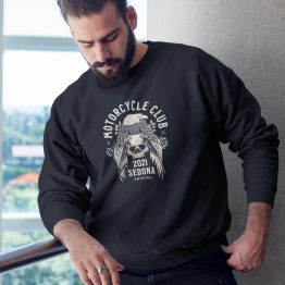 Motor Trui Sweater Motorcycle Club Sedona Heren