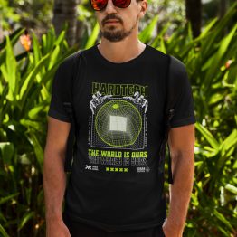 Techno Festival T-shirt Hardtech The World Is Ours