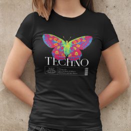 Techno Vlinder T-shirt Wild & Defying Rules
