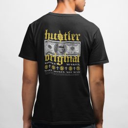 Hustler Original Skate T-shirt Money Maker Back