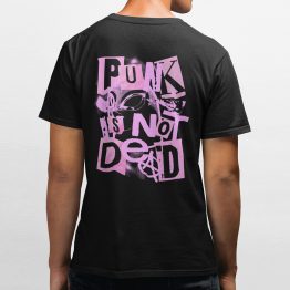 Punk Rock T-shirt Punk Is Not Dead Back