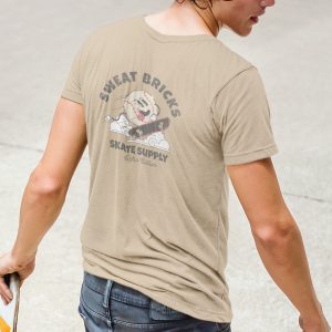 Skate T-shirt Sweat Bricks Skate Supply Sand