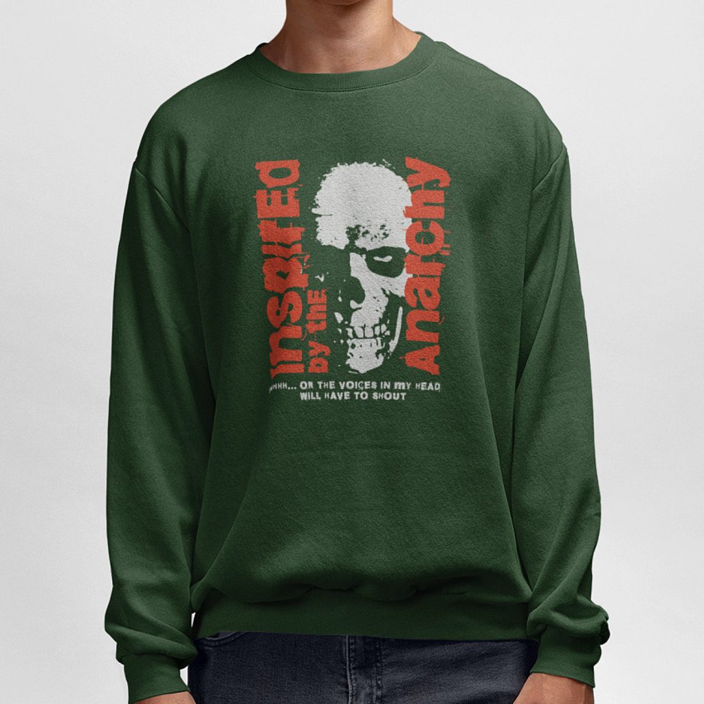 Skate Trui Sweater Inspired By The Anarchy Groen
