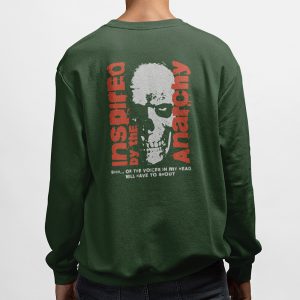 Skate Trui Sweater Inspired By The Anarchy Groen Back