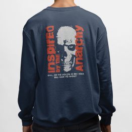 Skate Trui Sweter Inspired By The Anarchy Navy Back
