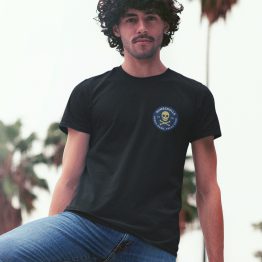 Skate t-shirt Numbskulls Chest Zwart