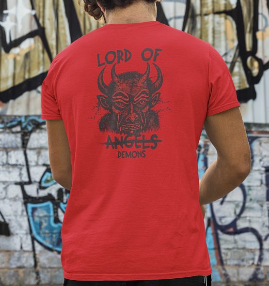 Skate T-shirt Lord Of Demons Rood