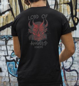 Skate T-shirt Lord Of Demons Zwart