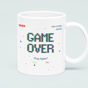 Koffie Mok Game Over Play Again?