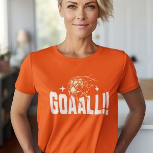 Oranje Wk Ek T-shirt GOAALL!! Dames