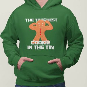 Foute Kerst Hoodie Groen Toughest Cookie In The Tin