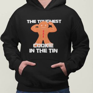 Foute Kerst Hoodie Zwart Toughest Cookie In The Tin