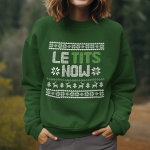 Foute Kerst Trui Groen Le Tits Now