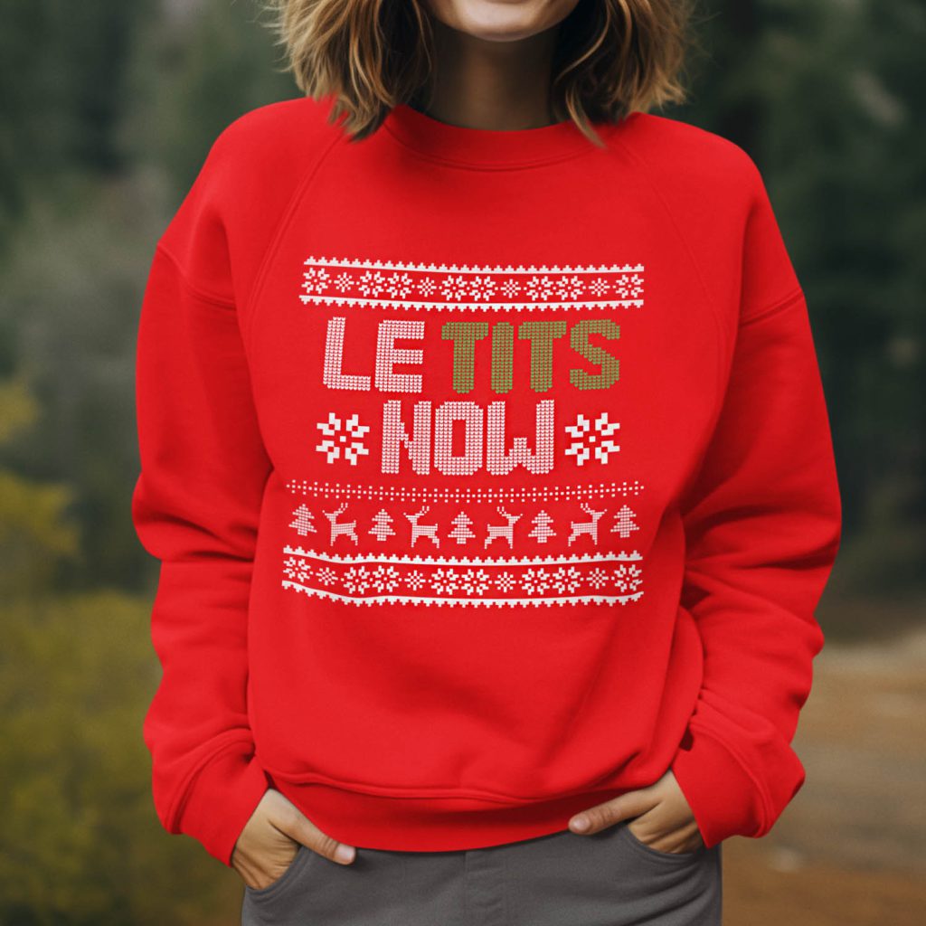 Foute Kerst Trui Rood Le Tits Now