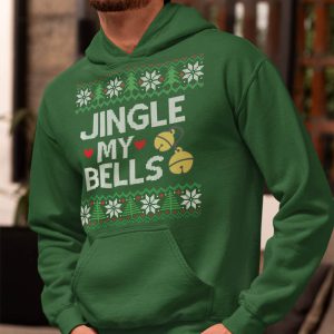 Foute Kerst Hoodie Groen Jingle My Bells