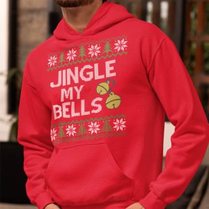 Foute Kerst Hoodie Rood Jingle My Bells