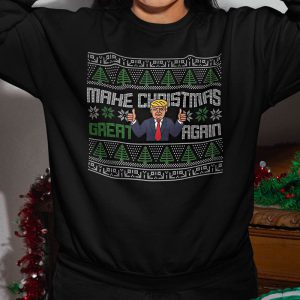 Foute Kerst Trui Vrouw Zwart Make Christmas Great Again