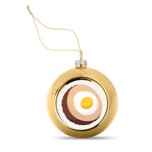 Kerstbal Goud eierbal