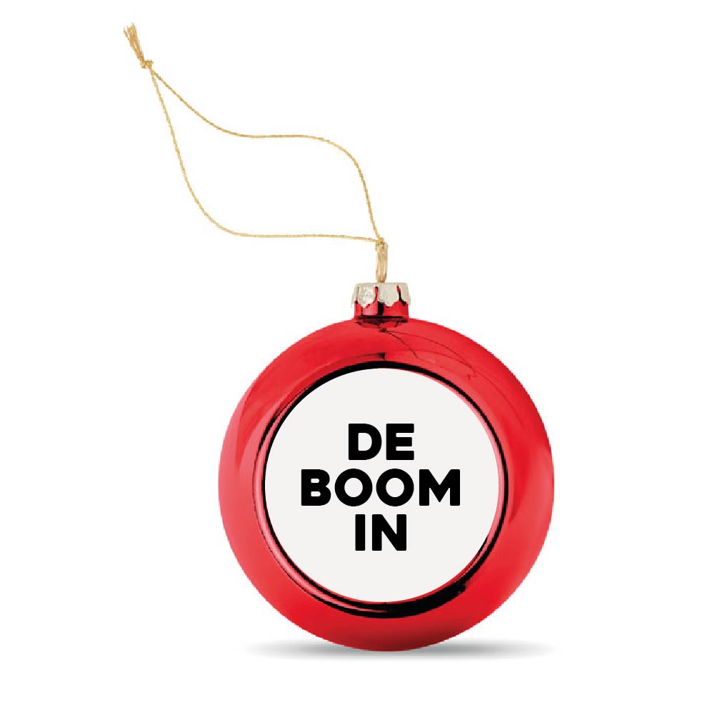 Kerstbal Rood De Boom In