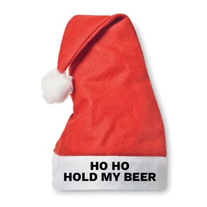 Kerstmuts Ho Ho Hold my beer