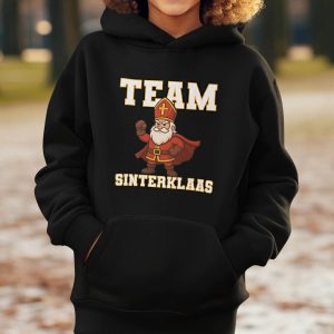Sinterklaas Hoodie Kind Zwart Team Sint