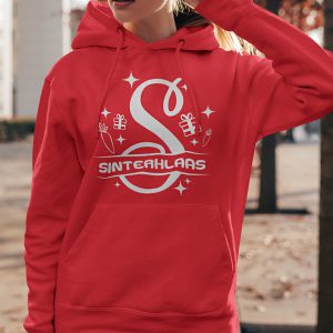 Sinterklaas Hoodie Rood Hoofdletter S