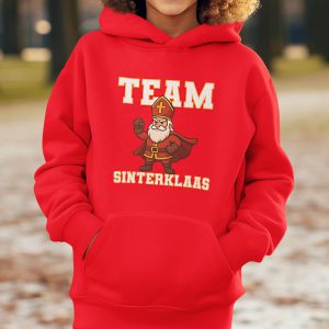 Sinterklaas Hoodie Rood Kind Team Sint